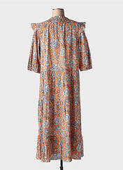 Robe longue orange YERSE pour femme seconde vue