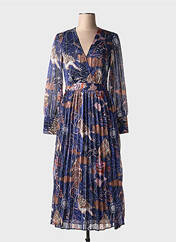 Robe mi-longue bleu SCOTCH & SODA pour femme seconde vue