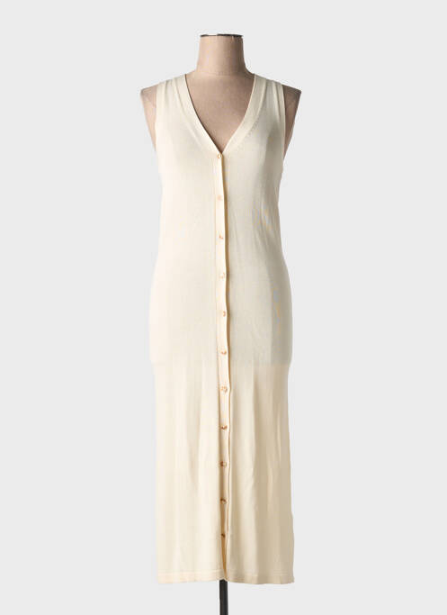 Gilet sans manche beige YERSE pour femme