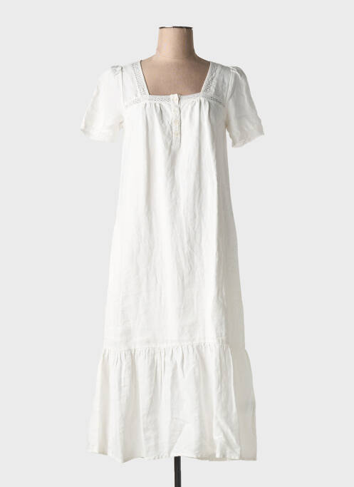 Robe mi-longue beige INDI & COLD pour femme