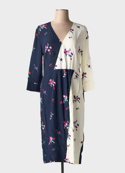 Robe mi-longue beige TOUPY pour femme