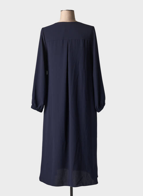 Robe mi-longue bleu TOUPY pour femme