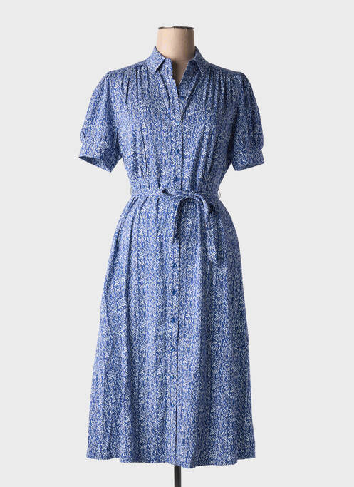 Robe mi-longue bleu ZILCH pour femme