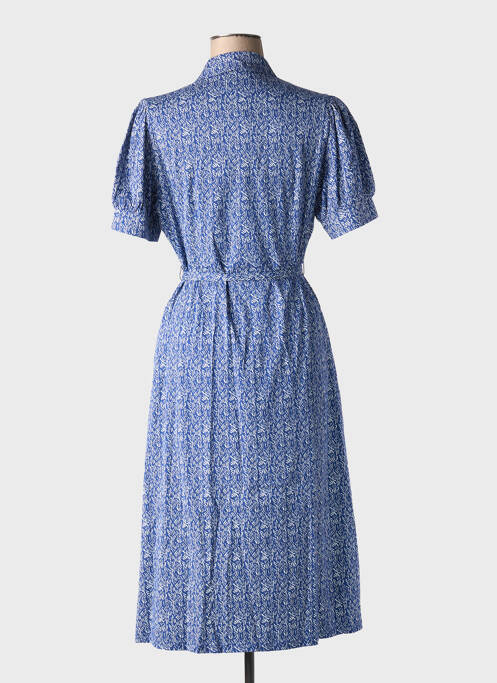 Robe mi-longue bleu ZILCH pour femme