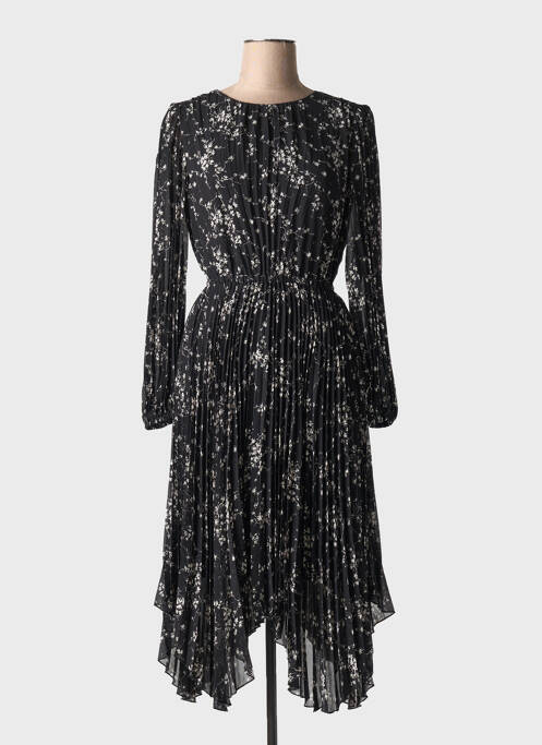 Robe mi-longue noir IDANO pour femme