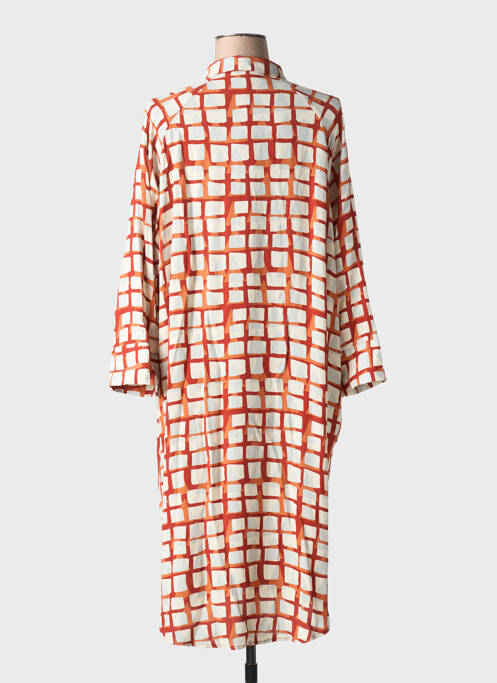 Robe mi-longue orange ZILCH pour femme