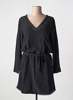 Robe courte manches longues manches longues noir HARTFORD femme