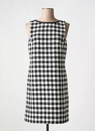 Robe courte fermeture zippée au dos sans manche noir KOCCA femme
