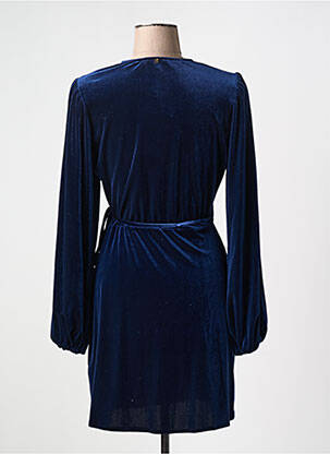 Robe courte manches longues manches longues bleu KOCCA femme