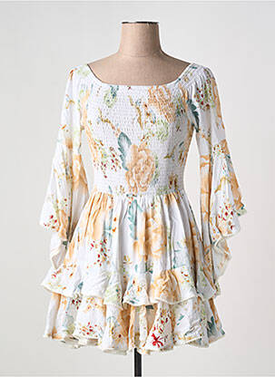 Robe courte blanc JAASE pour femme