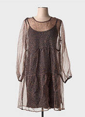 Robe courte marron CREAM pour femme seconde vue