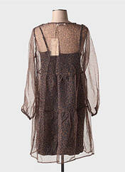 Robe courte marron CREAM pour femme seconde vue