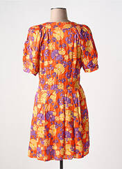 Robe courte orange IDANO pour femme seconde vue
