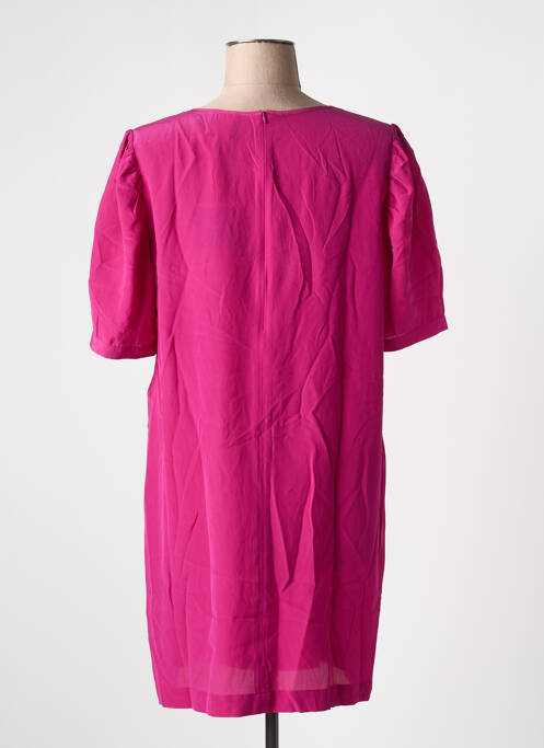 Robe courte rose IDANO pour femme