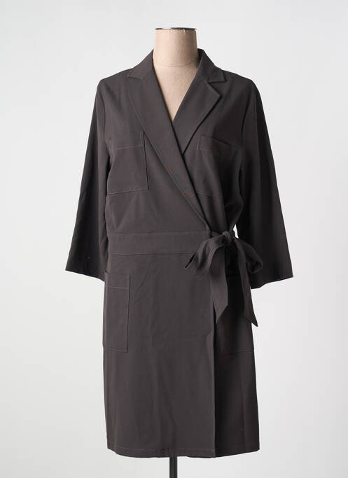 Robe mi-longue gris YAYA pour femme