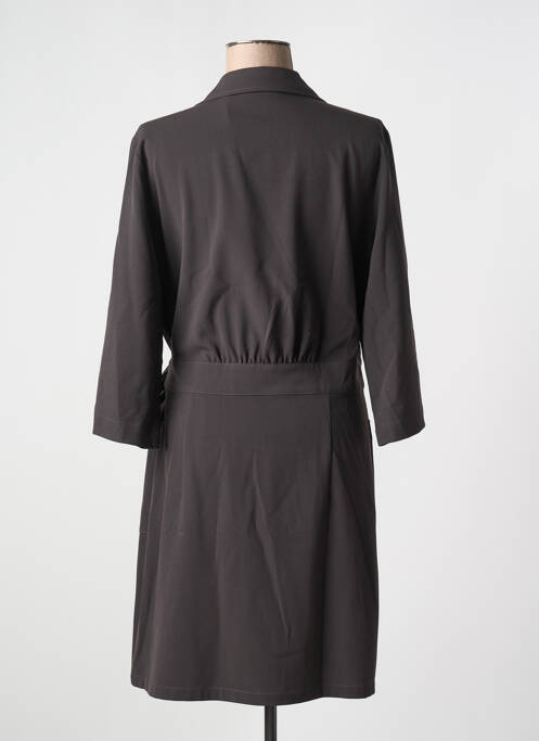 Robe mi-longue gris YAYA pour femme