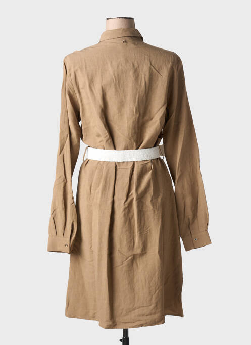 Robe mi-longue marron KOCCA pour femme