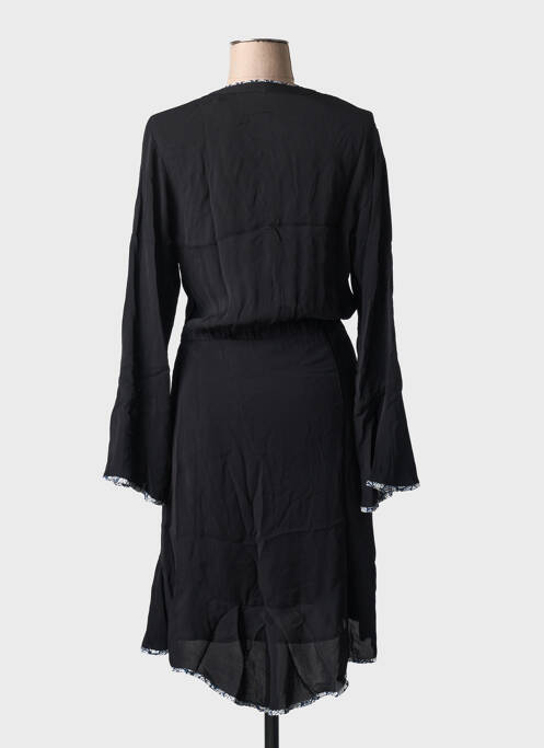 Robe mi-longue noir SCOTCH & SODA pour femme