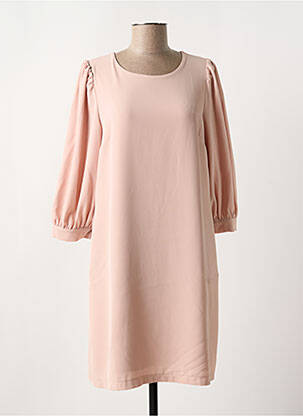 Robe courte manches 3/4 manches 3/4 rose KOCCA femme