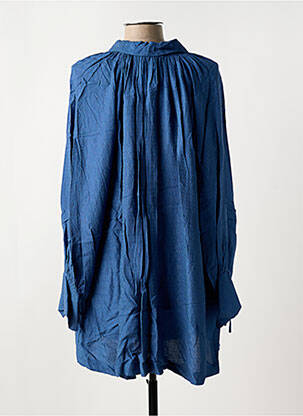 Robe courte manches longues manches longues bleu ATTIC AND BARN femme