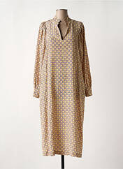 Robe mi-longue beige MOMONI pour femme seconde vue