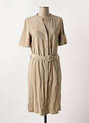 Robe mi-longue marron YAYA pour femme seconde vue