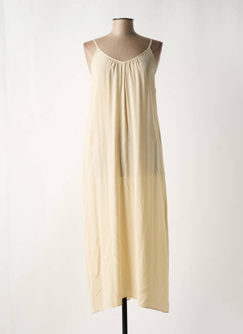 Robe longue beige TOUPY pour femme