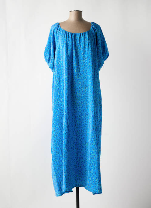 Robe longue bleu TOUPY pour femme