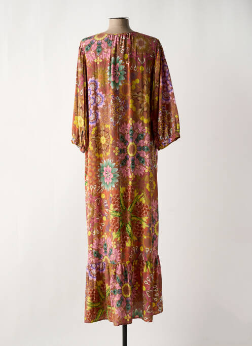 Robe longue marron MOMONI pour femme