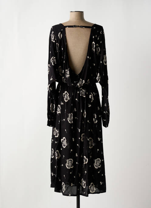 Robe longue noir IDANO pour femme