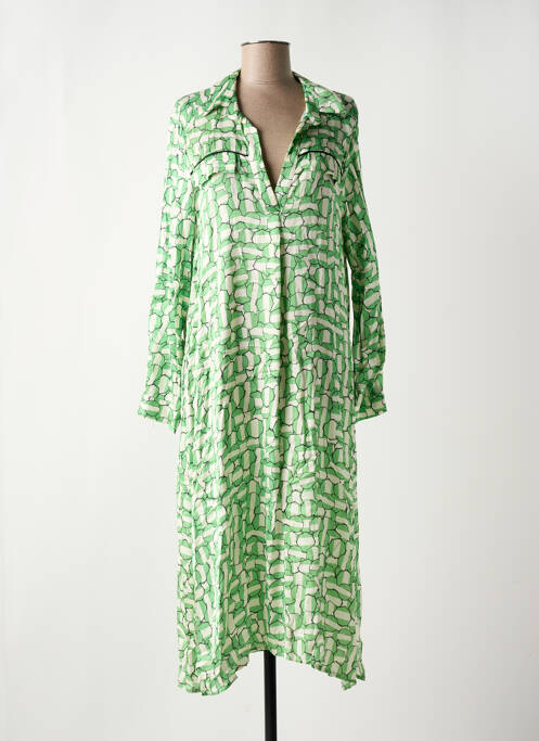 Robe longue vert TOUPY pour femme
