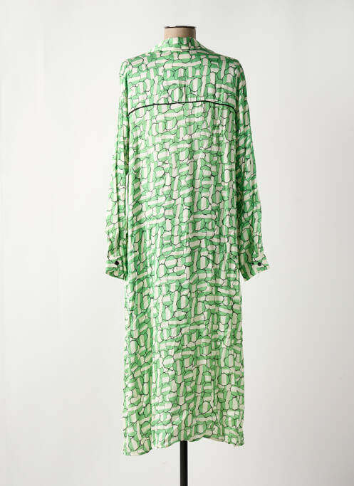 Robe longue vert TOUPY pour femme