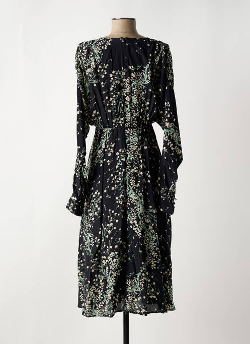 Robe mi-longue noir IDANO pour femme