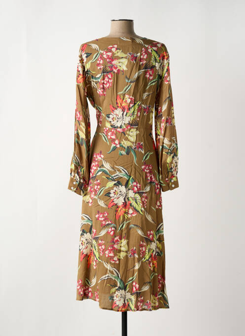 Robe mi-longue vert ALDOMARTINS pour femme