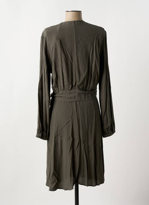 Robe mi-longue vert YAYA pour femme