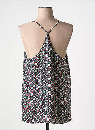 Top imprimé fantaisie fines bretelles bleu SCOTCH & SODA femme
