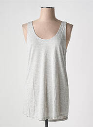 Débardeur stretch sans manche gris AMERICAN VINTAGE femme