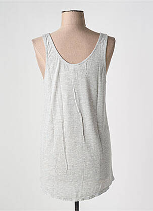 Débardeur stretch sans manche gris AMERICAN VINTAGE femme