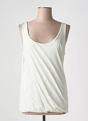 Débardeur stretch sans manche gris YAYA femme