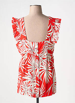 Blouse manches courtes manches courtes rouge LA PETITE FRANCAISE femme
