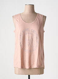Débardeur stretch sans manche rose MARC AUREL femme