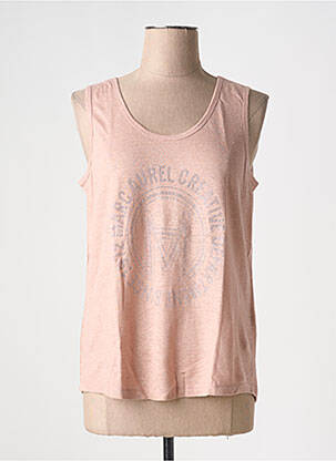 Débardeur stretch sans manche rose MARC AUREL femme