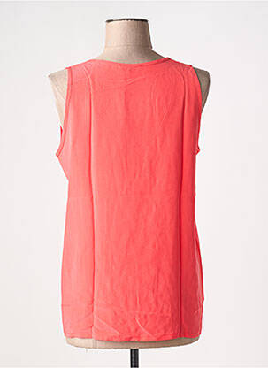 Top coupe fluide sans manche rouge TOUPY femme