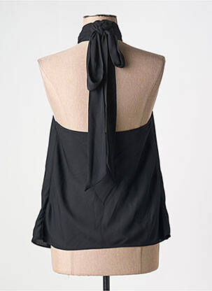 Top coupe fluide sans manche noir KOCCA femme