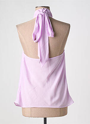 Top coupe fluide sans manche violet KOCCA femme