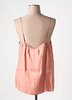 Top stretch fines bretelles rose CREAM femme