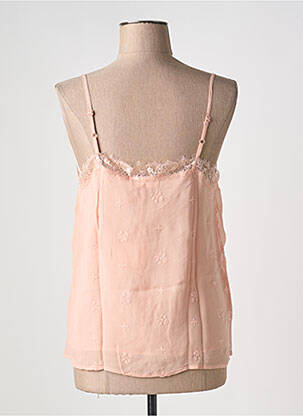 Top stretch fines bretelles rose INDI & COLD femme
