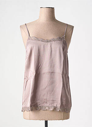 Top marron YERSE pour femme