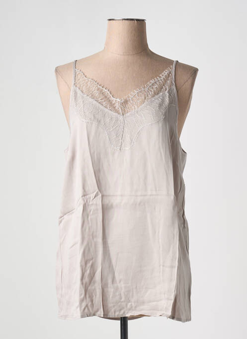 Top argent YAYA pour femme