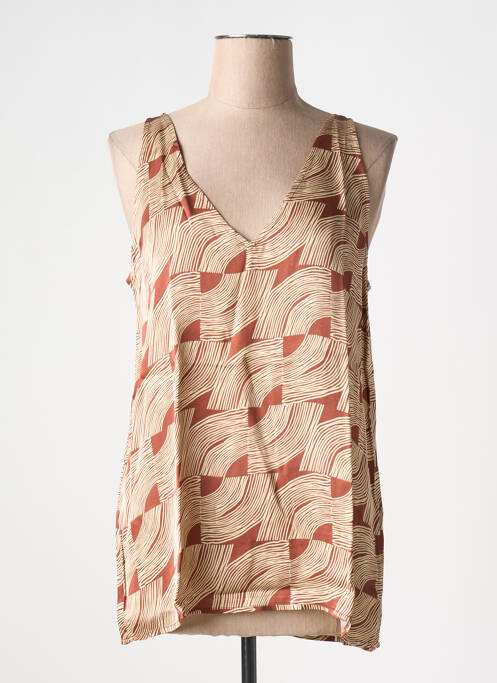 Top marron YERSE pour femme